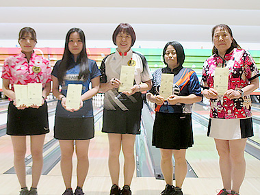 女子アマチュアベスト5